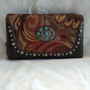 Montana West Western Concho Collection Wallet